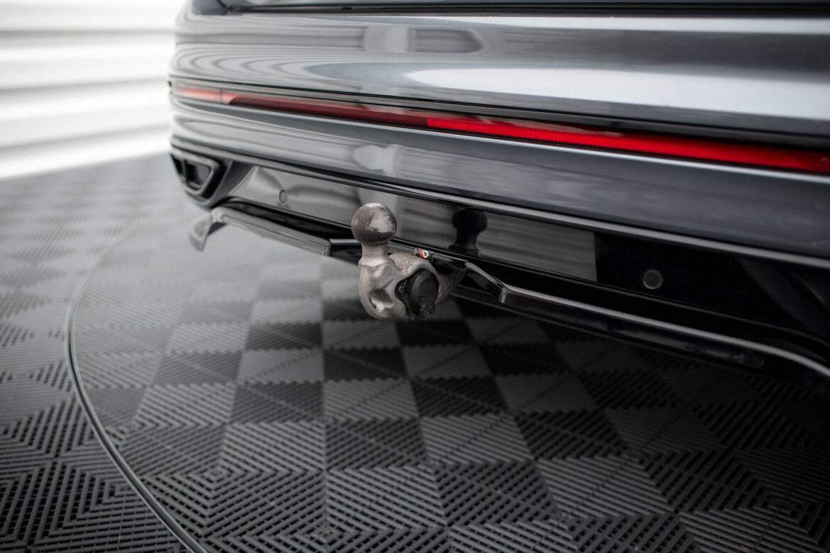Diffusor Heckansatz passend für VW Tiguan Allspace R-Line Mk2 FL schwarz Hochglanz