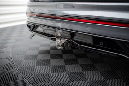 Diffusor Heckansatz passend für VW Tiguan Allspace R-Line Mk2 FL schwarz Hochglanz