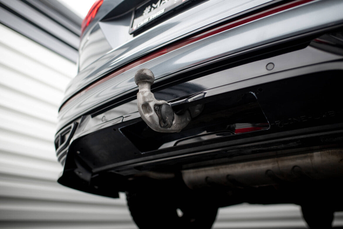 Diffusor Heckansatz passend für VW Tiguan Allspace R-Line Mk2 FL schwarz Hochglanz