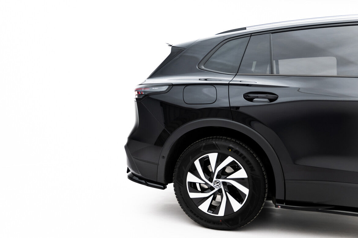 Diffusor Heckansatz passend für VW Tiguan Mk3 schwarz Hochglanz