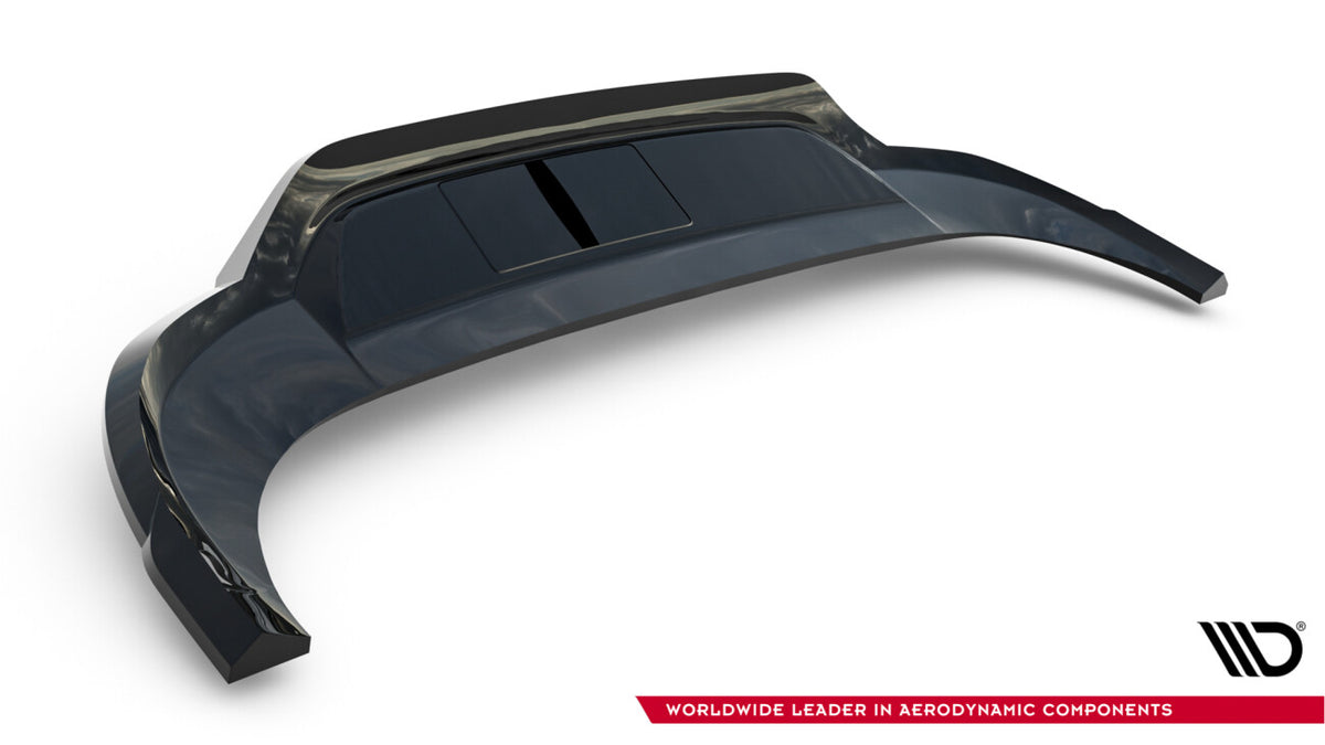 Diffusor Heckansatz passend für VW Tiguan Mk3 schwarz Hochglanz