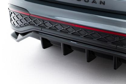 Diffusor Heckansatz passend für VW Tiguan R-Line Mk3 schwarz Hochglanz