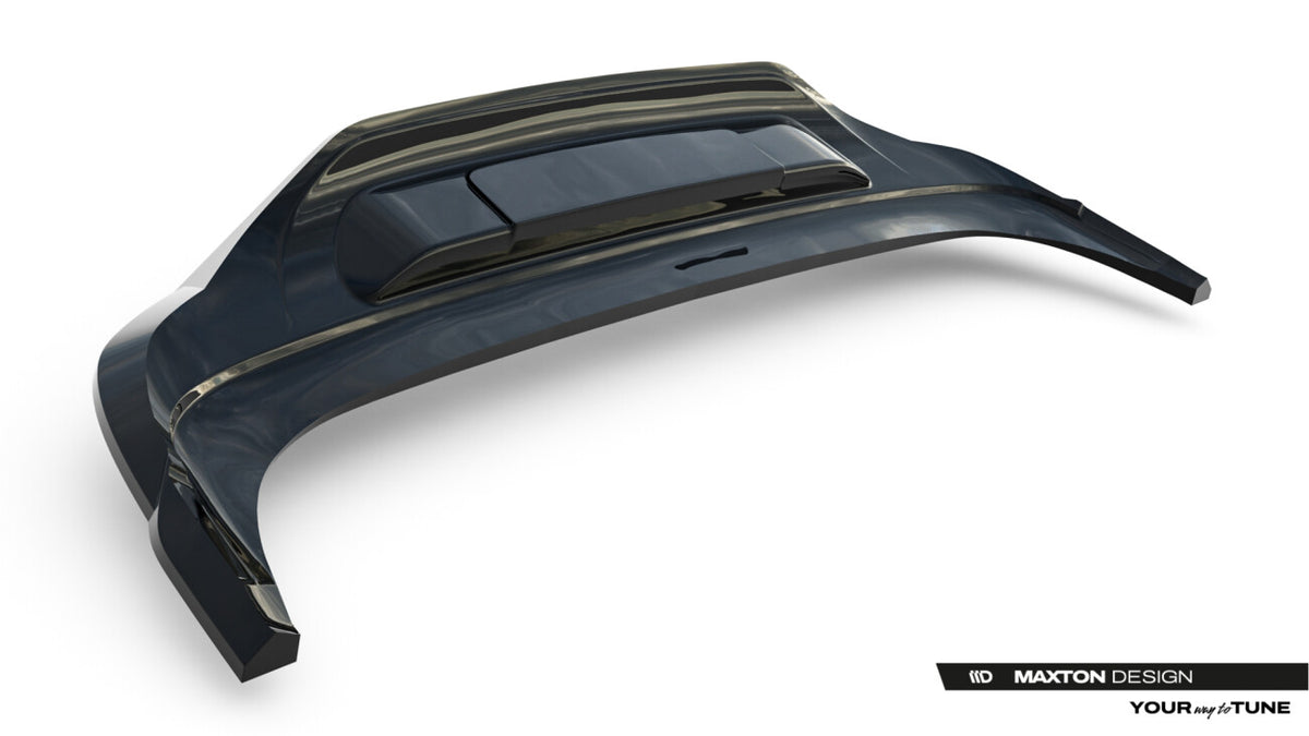 Diffusor Heckansatz passend für VW Tiguan R-Line Mk3 schwarz Hochglanz