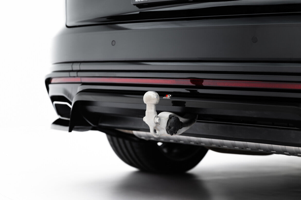 Diffusor Heckansatz passend für VW Touareg R-Line Mk3 FL schwarz Hochglanz