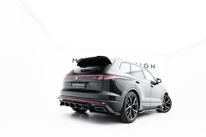 Diffusor Heckansatz passend für VW Touareg R-Line Mk3 FL schwarz Hochglanz