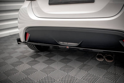Diffusor Heckansatz V.1 + Flaps passend für Toyota Yaris Mk4
