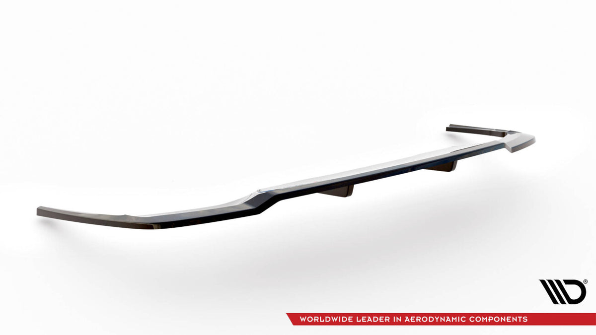 Diffusor Heckansatz V.1 passend für Audi A4 S-Line B9 FL schwarz Hochglanz