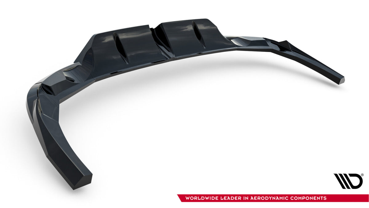 Diffusor Heckansatz V.1 passend für Audi RS3 Limousine 8Y FL schwarz Hochglanz