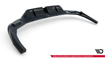 Diffusor Heckansatz V.1 passend für Audi RS3 Limousine 8Y FL schwarz Hochglanz