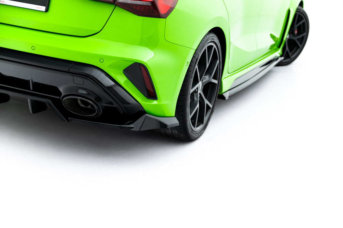 Diffusor Heckansatz V.1 passend für Audi RS3 Sportback 8Y FL schwarz Hochglanz