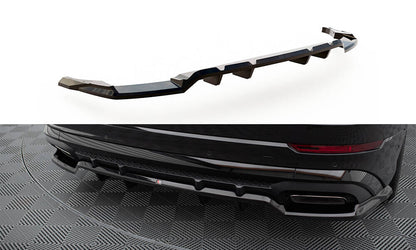 Diffusor Heckansatz V.1 passend für Audi SQ8 / Q8 S-Line Mk1 FL schwarz Hochglanz