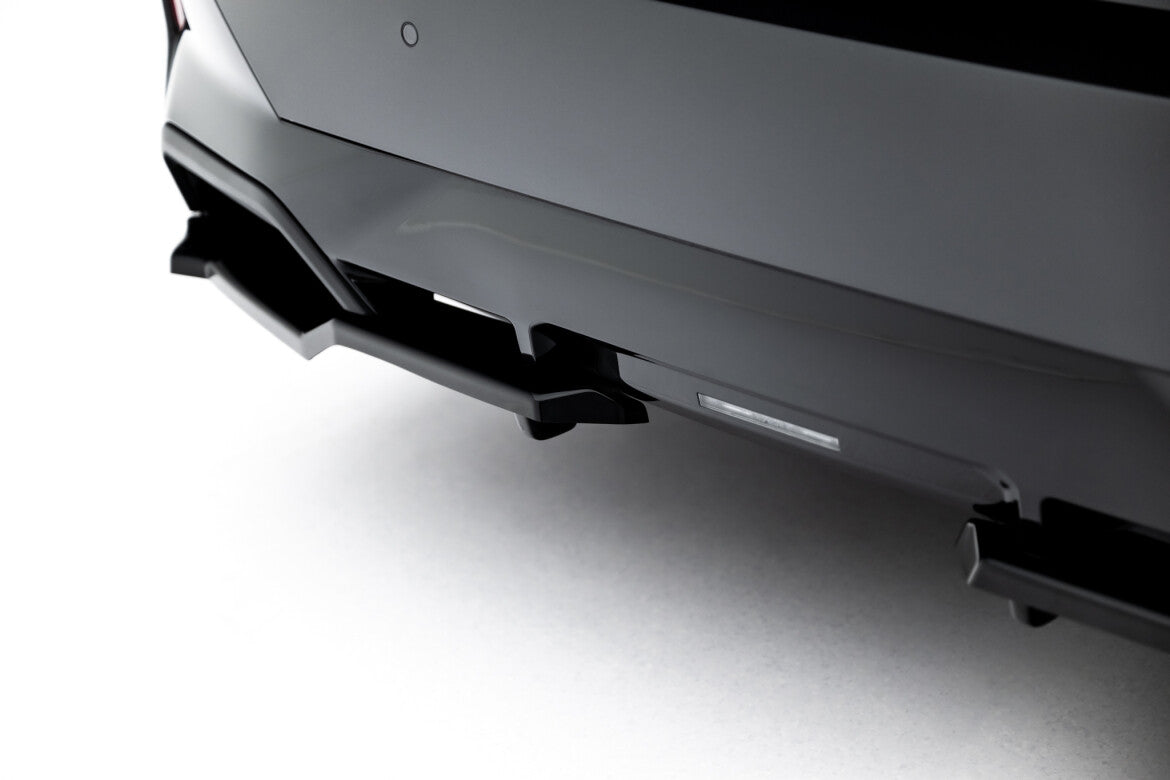 Diffusor Heckansatz V.1 passend für BMW 5er / i5 M-Paket Limousine / Touring G60 / G61 schwarz Hochglanz
