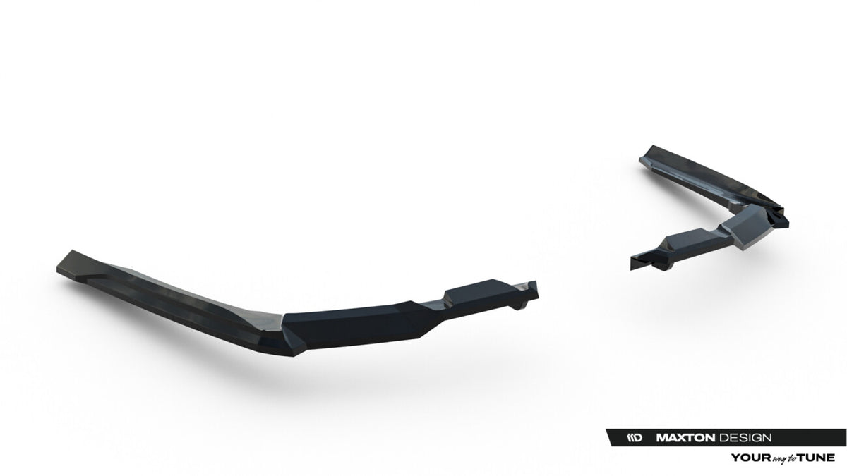 Diffusor Heckansatz V.1 passend für BMW 5er / i5 M-Paket Limousine / Touring G60 / G61 schwarz Hochglanz