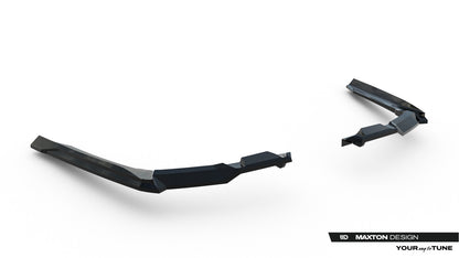 Diffusor Heckansatz V.1 passend für BMW 5er / i5 M-Paket Limousine / Touring G60 / G61 schwarz Hochglanz