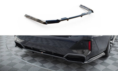 Diffusor Heckansatz V.1 passend für BMW 5er / i5 M-Paket Limousine / Touring G60 / G61 schwarz Hochglanz
