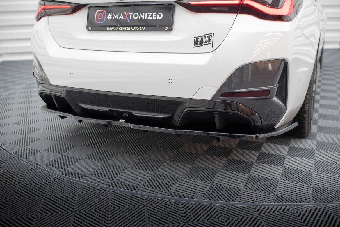 Diffusor Heckansatz V.1 passend für BMW i4 M-Paket G26 schwarz Hochglanz