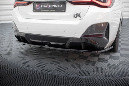 Diffusor Heckansatz V.1 passend für BMW i4 M-Paket G26 schwarz Hochglanz