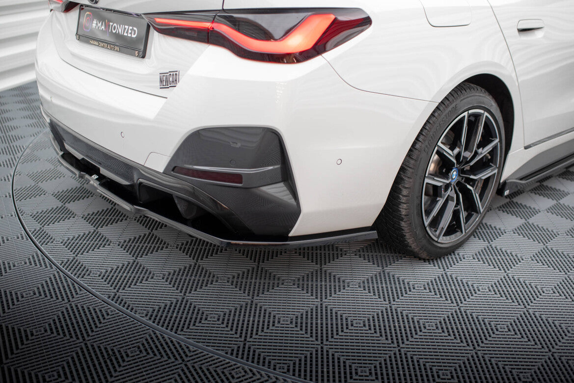 Diffusor Heckansatz V.1 passend für BMW i4 M-Paket G26 schwarz Hochglanz