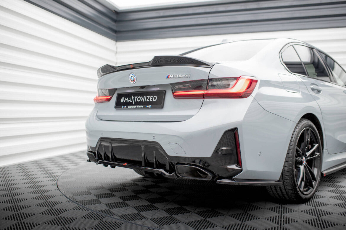Diffusor Heckansatz V.1 passend für BMW M340i G20 / G21 FL schwarz Hochglanz
