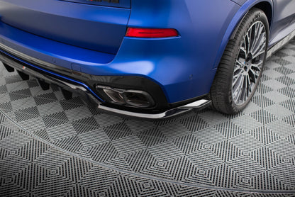 Diffusor Heckansatz V.1 passend für BMW X5 M-Paket G05 FL schwarz Hochglanz