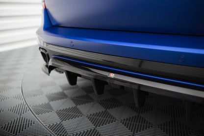 Diffusor Heckansatz V.1 passend für BMW X5 M-Paket G05 FL schwarz Hochglanz