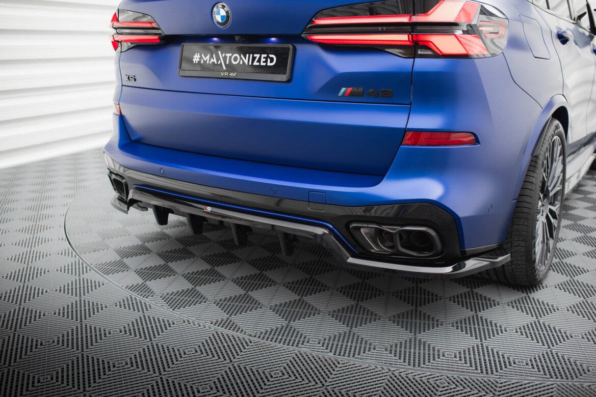 Diffusor Heckansatz V.1 passend für BMW X5 M-Paket G05 FL schwarz Hochglanz