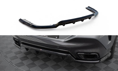 Diffusor Heckansatz V.1 passend für BMW X6 M-Paket G06 FL schwarz Hochglanz