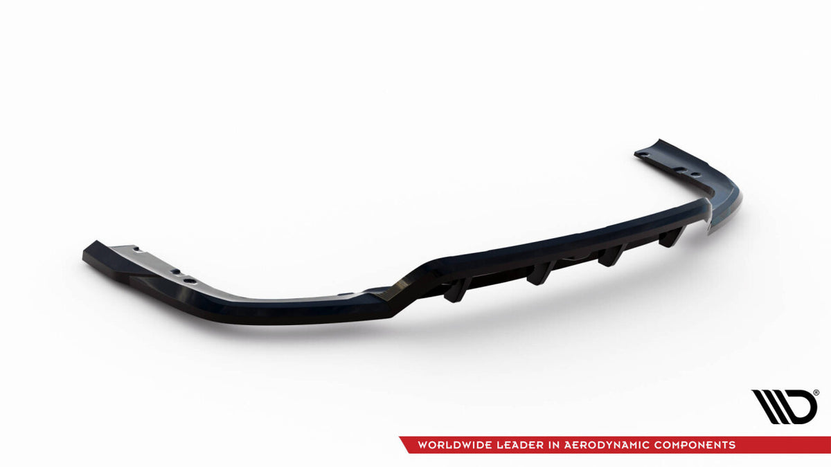 Diffusor Heckansatz V.1 passend für BMW X6 M-Paket G06 FL schwarz Hochglanz