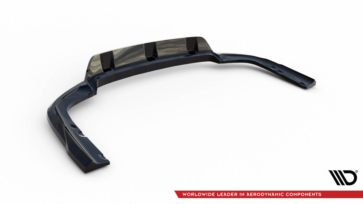 Diffusor Heckansatz V.1 passend für BMW X6 M-Paket G06 FL schwarz Hochglanz