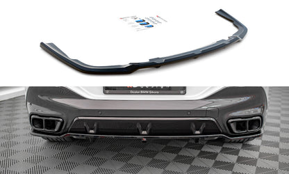 Diffusor Heckansatz V.1 passend für BMW X6 M-Paket G06 schwarz Hochglanz