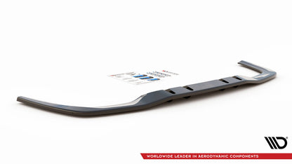 Diffusor Heckansatz V.1 passend für Mercedes A 35 AMG Limousine V177 schwarz Hochglanz