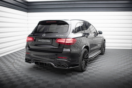 Diffusor Heckansatz V.1 passend für Mercedes-AMG GLC 63 SUV X253 schwarz Hochglanz