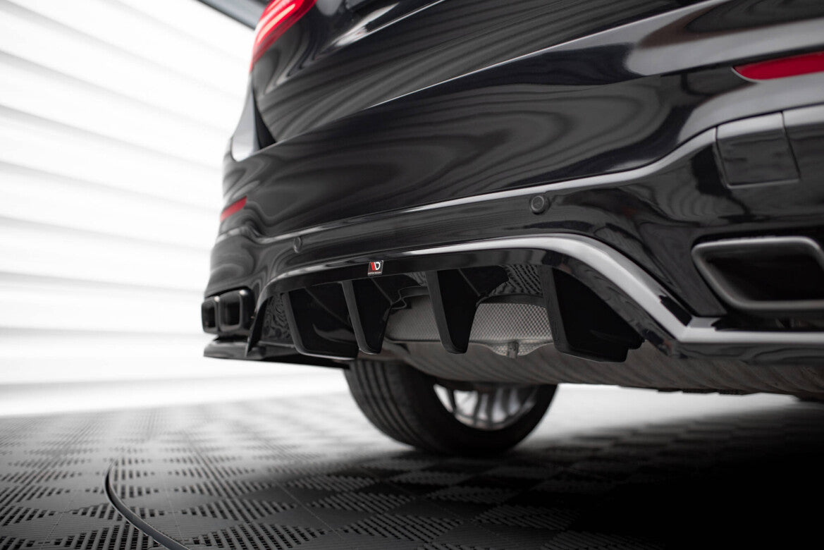 Diffusor Heckansatz V.1 passend für Mercedes-AMG GLC 63 SUV X253 schwarz Hochglanz
