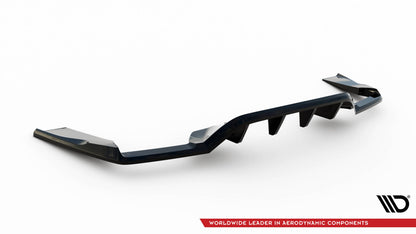 Diffusor Heckansatz V.1 passend für Mercedes-AMG GLC 63 SUV X253 schwarz Hochglanz
