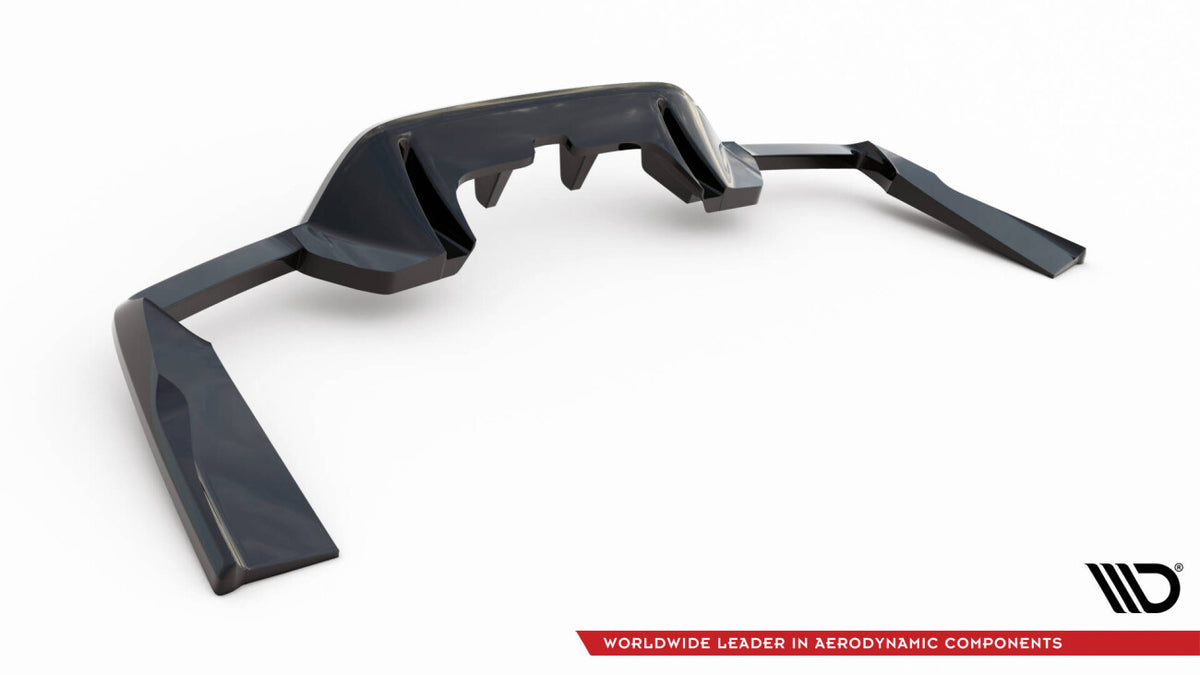 Diffusor Heckansatz V.1 passend für Mercedes-AMG GLC 63 SUV X253 schwarz Hochglanz