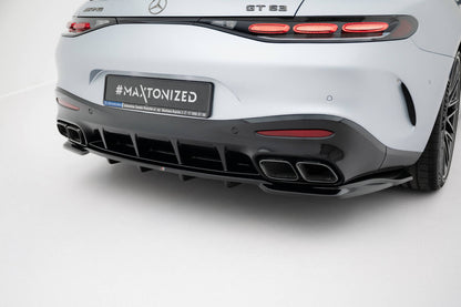 Diffusor Heckansatz V.1 passend für Mercedes-AMG GT 63 / 55 / 63 S E Performance C192 schwarz Hochglanz