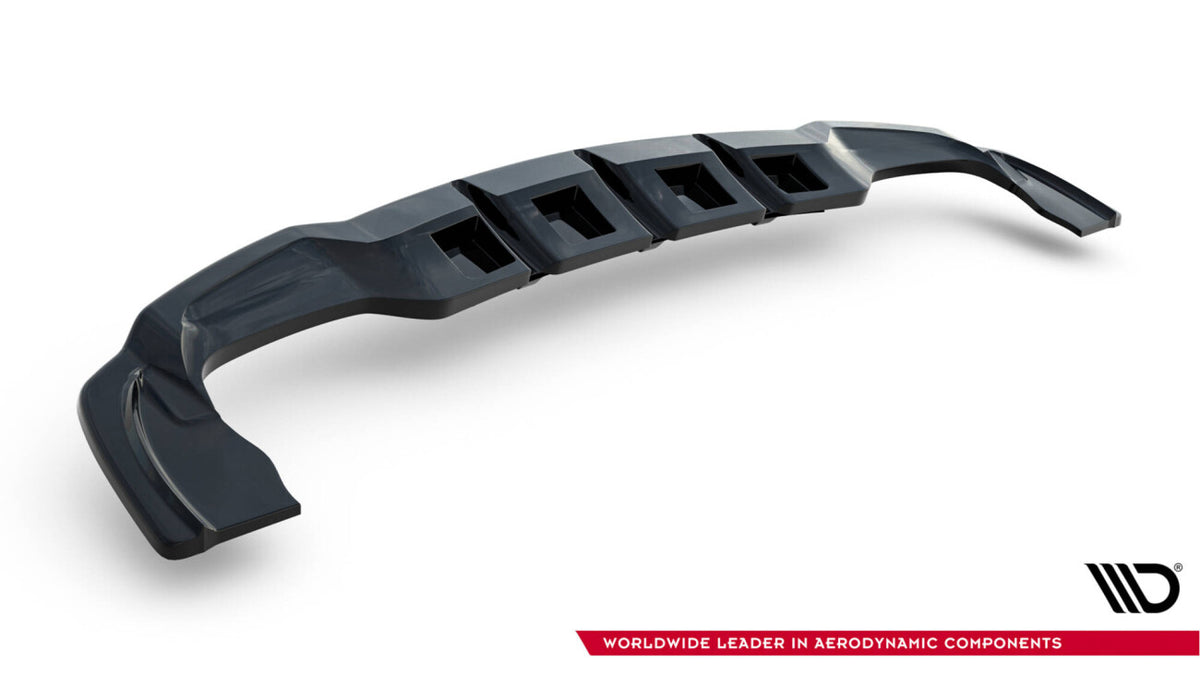 Diffusor Heckansatz V.1 passend für Mercedes GLA 45 AMG schwarz Hochglanz