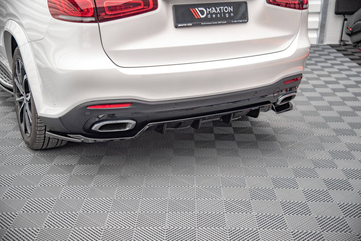 Diffusor Heckansatz V.1 passend für Mercedes GLS AMG-Line X167 schwarz Hochglanz