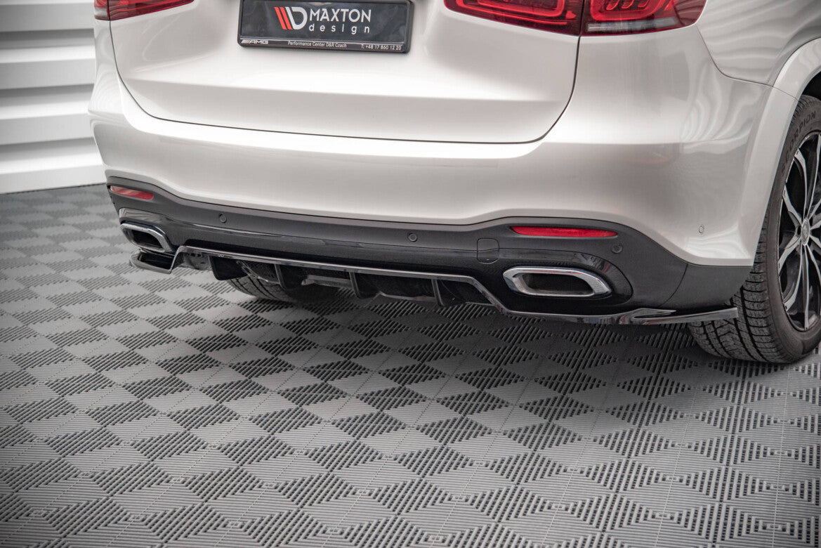 Diffusor Heckansatz V.1 passend für Mercedes GLS AMG-Line X167 schwarz Hochglanz