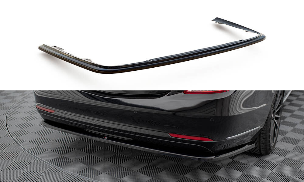 Diffusor Heckansatz V.1 passend für Mercedes S W222 schwarz Hochglanz