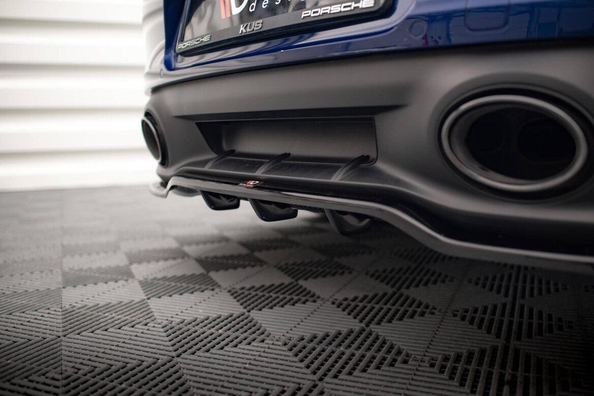 Diffusor Heckansatz V.1 passend für Porsche 911 Carrera Aero / Carrera GTS 992 schwarz Hochglanz