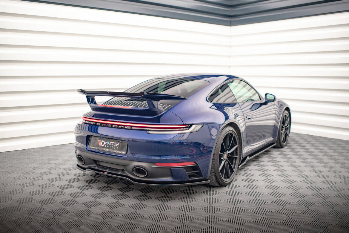 Diffusor Heckansatz V.1 passend für Porsche 911 Carrera Aero / Carrera GTS 992 schwarz Hochglanz
