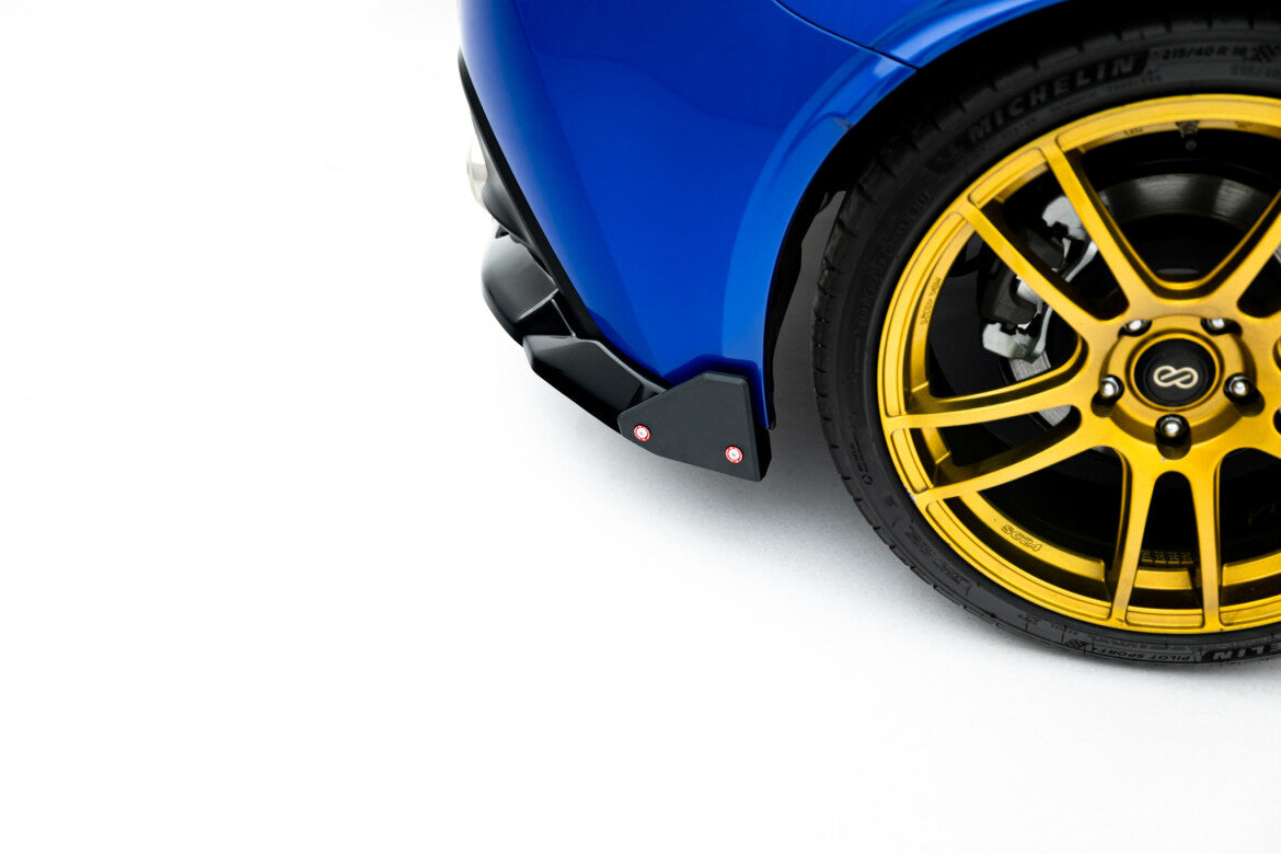 Diffusor Heckansatz V.1 passend für Subaru BRZ Mk2 schwarz Hochglanz + Flaps matt