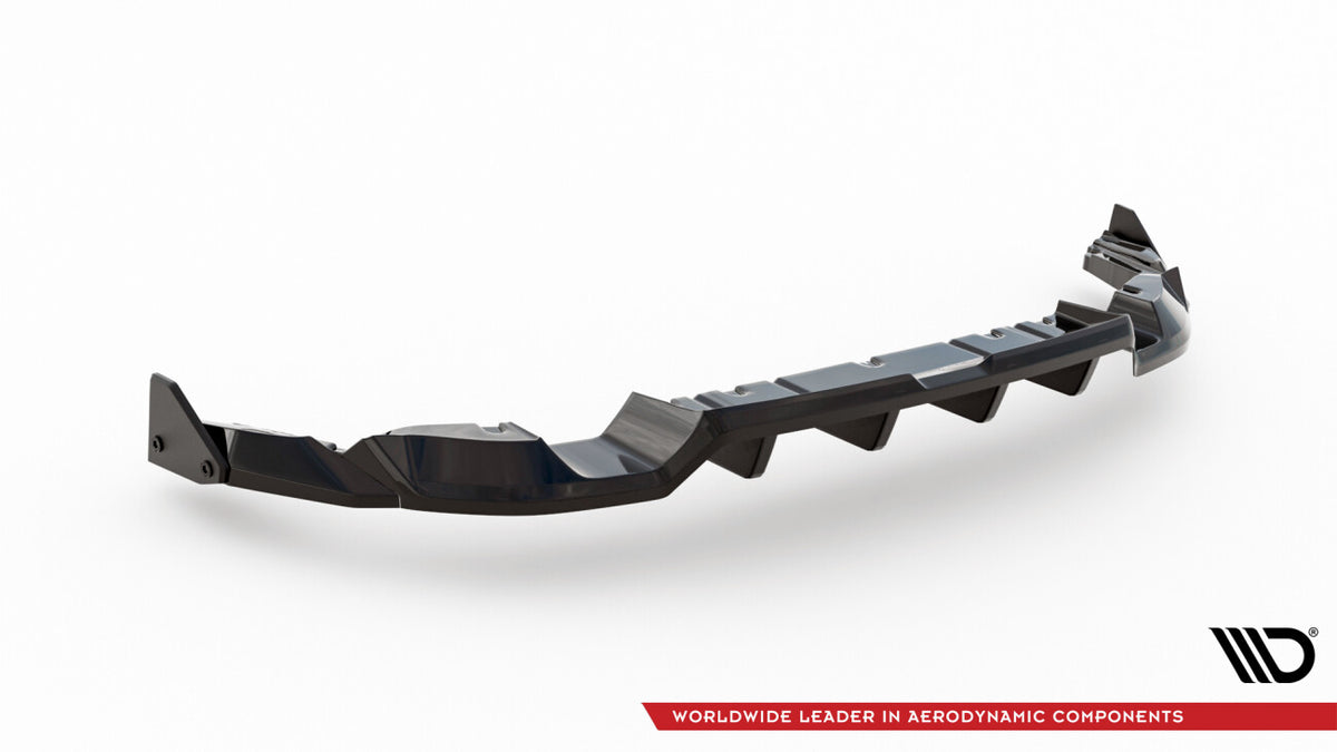 Diffusor Heckansatz V.1 passend für Subaru BRZ Mk2 schwarz Hochglanz + Flaps matt