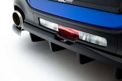 Diffusor Heckansatz V.1 passend für Subaru BRZ Mk2 schwarz Hochglanz