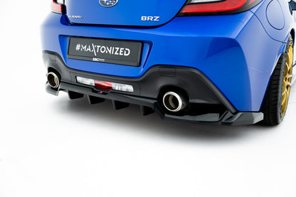 Diffusor Heckansatz V.1 passend für Subaru BRZ Mk2 schwarz Hochglanz