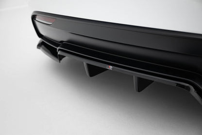 Diffusor Heckansatz V.1 passend für Tesla Model 3 Performance Mk1 FL schwarz Hochglanz