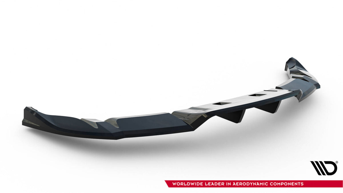 Diffusor Heckansatz V.1 passend für Tesla Model 3 Performance Mk1 FL schwarz Hochglanz