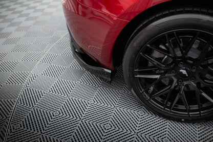 Diffusor Heckansatz V.1 passend für Tesla Model 3 Project HighlandFL schwarz Hochglanz