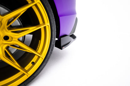 Diffusor Heckansatz V.1 passend für VW Golf R Hatchback Mk8 / Mk8 FL schwarz Hochglanz